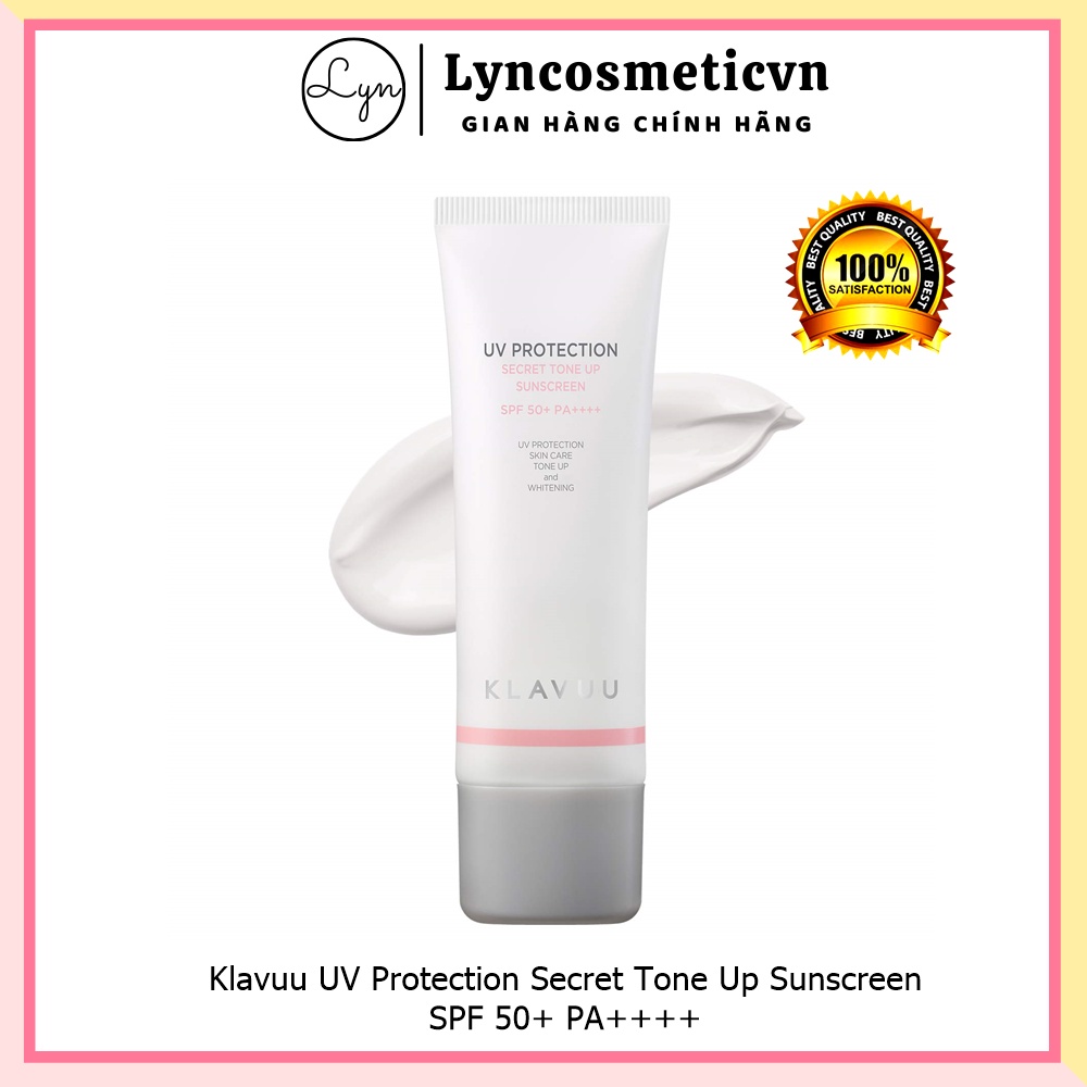 Kem chống nắng Klavuu UV Protection Secret Tone Up Sunscreen SPF 50+ PA++++