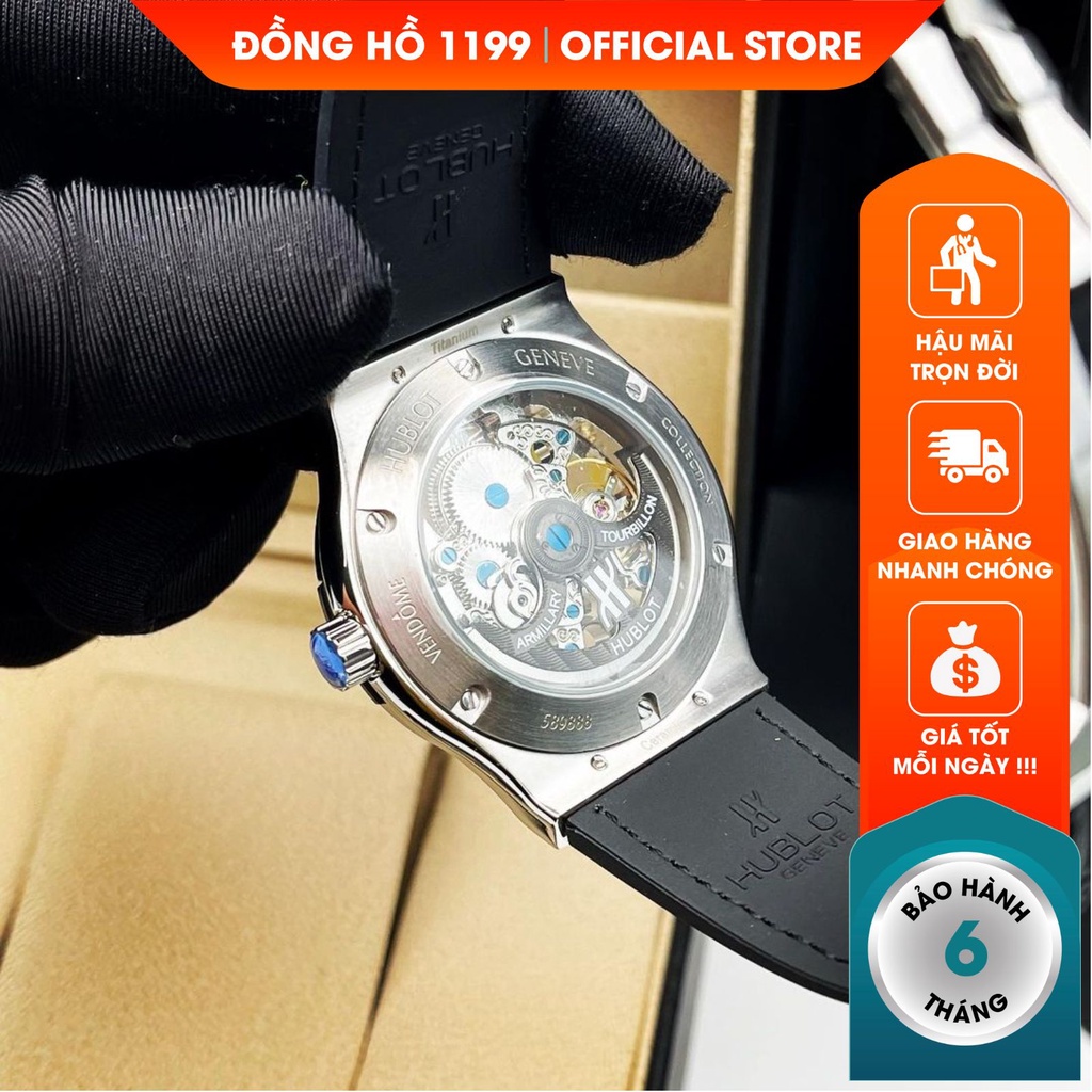 Đồng hồ cơ nam 1199WATCHES cao cấp chống nước chống xước tuyệt đối sang trọng bảo hành 6 tháng 81009 | BigBuy360 - bigbuy360.vn