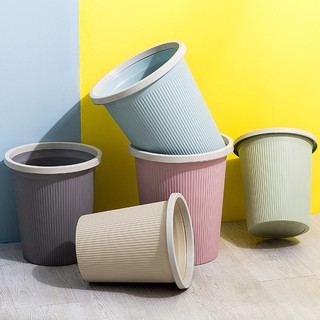 Xô đựng rác nhựa màu sắc dễ thương tiện ích H1031