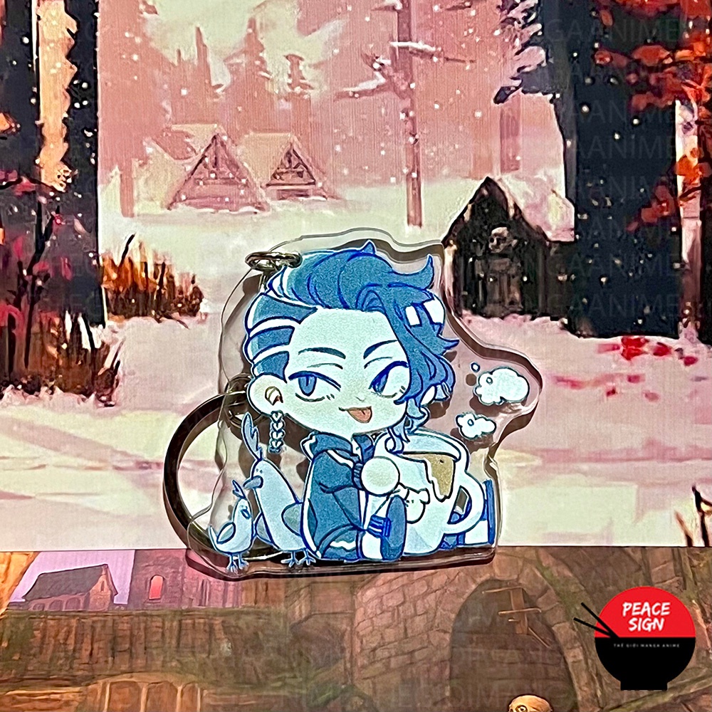 ( mica trong acrylic ) Móc khóa TOKYO REVENGERS ver ĐỒ UỐNG Kịch Trường Của Takemichi anime chibi xinh xắn
