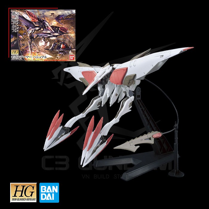 MÔ HÌNH LẮP RÁP GUNDAM HG IBO 1/144 MOBILE ARMOR HASHMAL BANDAI IRON-BLOODED ORPHANS HGIBO GUNPLA CHÍNH HÃNG NHẬT BẢN