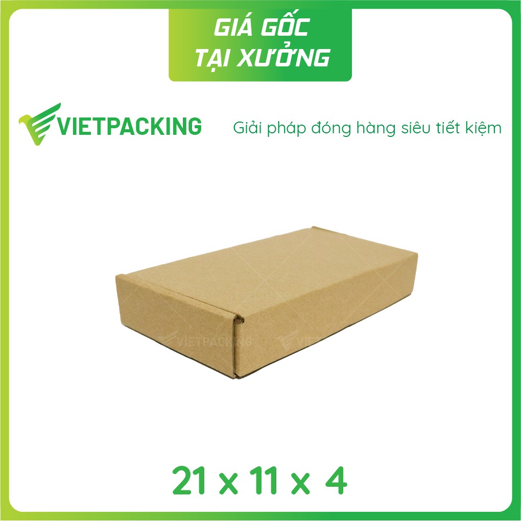 21x11x4 - 50 hộp carton nắp gài hông V116