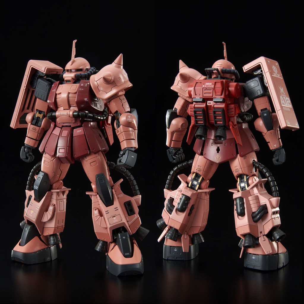 Mô Hình Lắp Ráp RG High Mobility Type Zaku II Team Monstre Custom