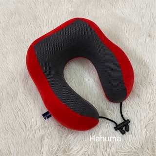 Gối chữ u cao su non tựa cổ văn phòng có khóa dây điều chỉnh