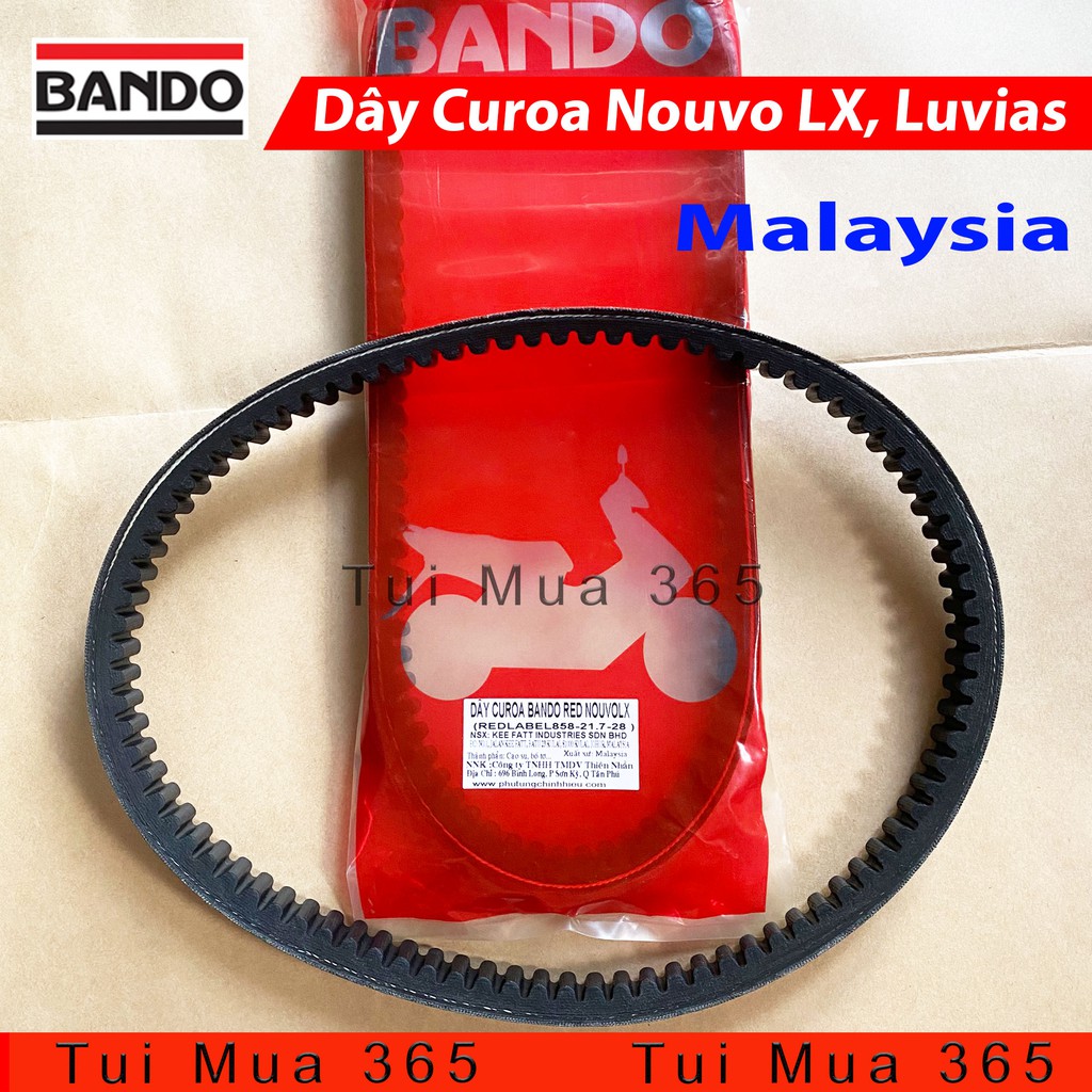 Dây curoa Bando Yamaha Nouvo LX, Luvias Malaysia