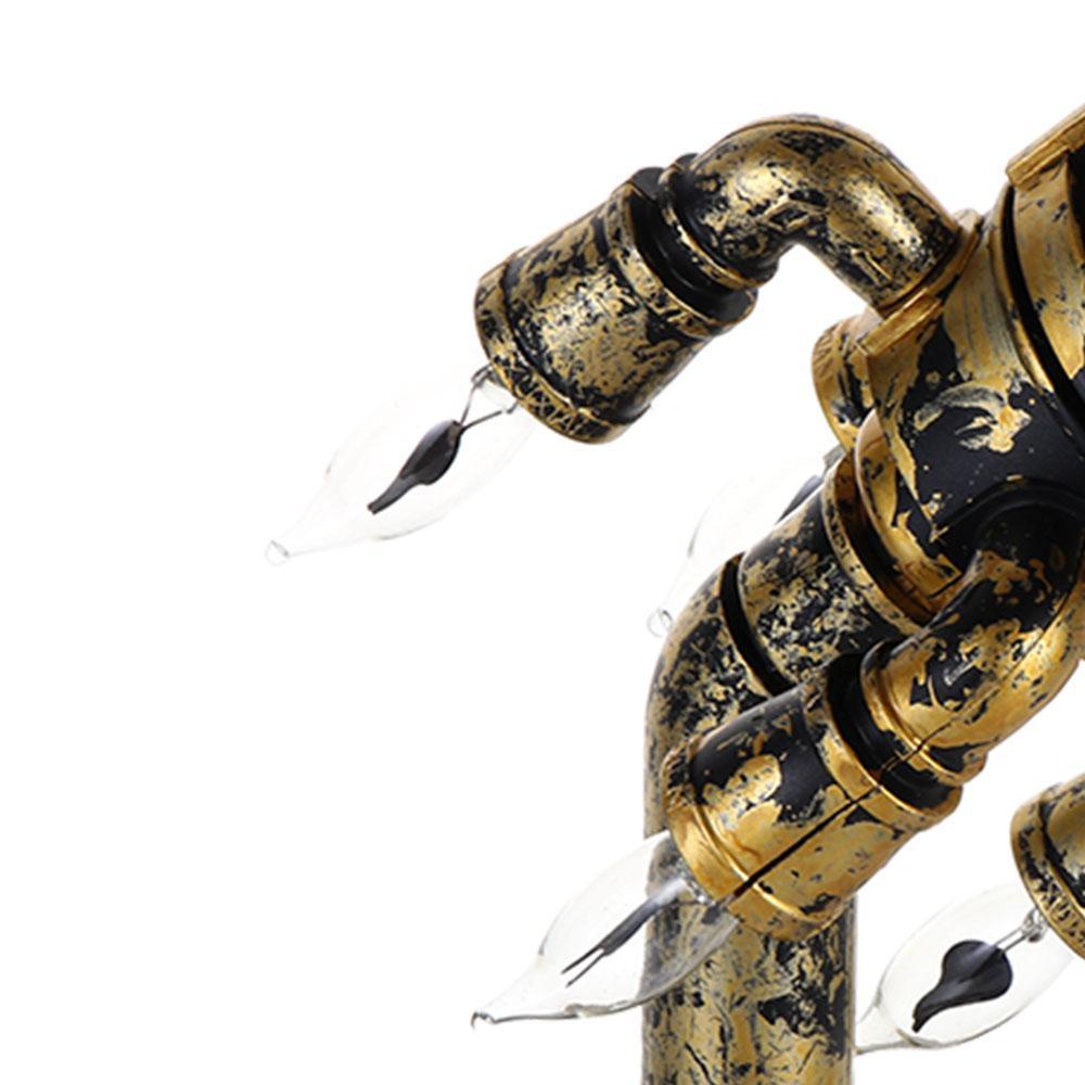 GOGOUP Đèn Ngủ Để Bàn Hình Tên Lửa Phong Cách Steampunk Mới