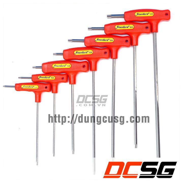 Lục giác T hoa thị, có lỗ T10-T40 Standard | DCSG