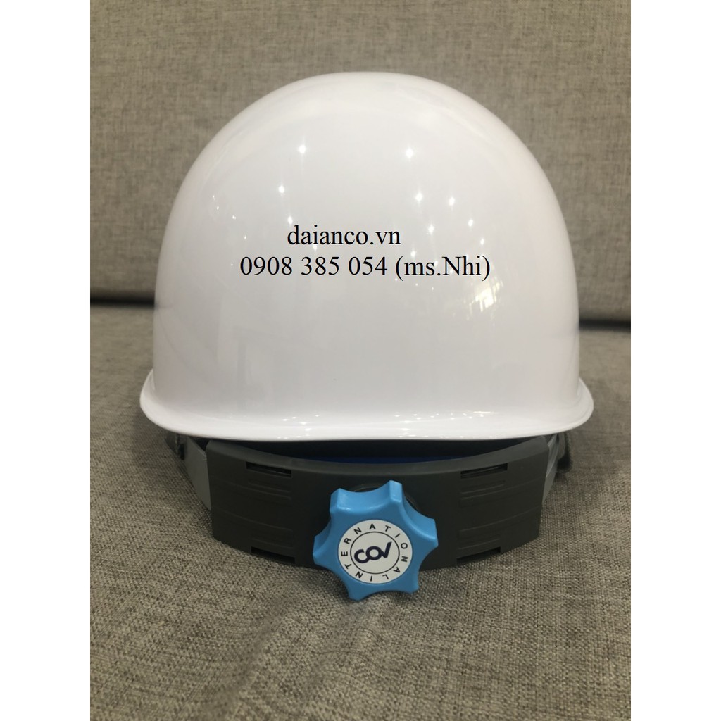 Nón bảo hộ Hàn Quốc COV HF007 màu trắng, bảo vệ đầu, chống va đập- Hình thật- Hàng sẵn