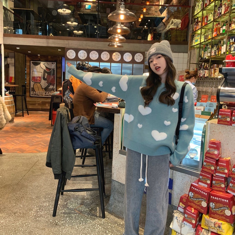 Áo Sweater Đỏ Phong Cách Năm Mới Đáng Yêu Cho Nữ  tao bao