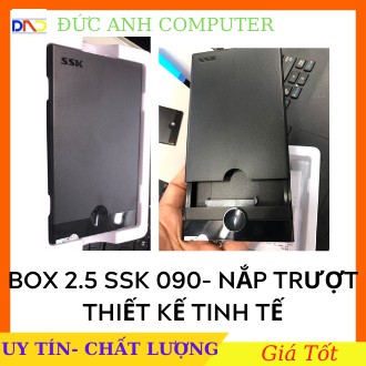 Hộp Đựng Ổ Cứng HDD BOX SATA 2.5 USB 3.0 SSK (SHE-090)- Chính Hãng Full Box, Bảo Hành 6 Tháng