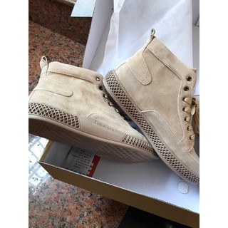Giày boot nam da lộn cổ cao HOT 2019
