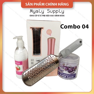 Combo chà gót chân chuyên dụng