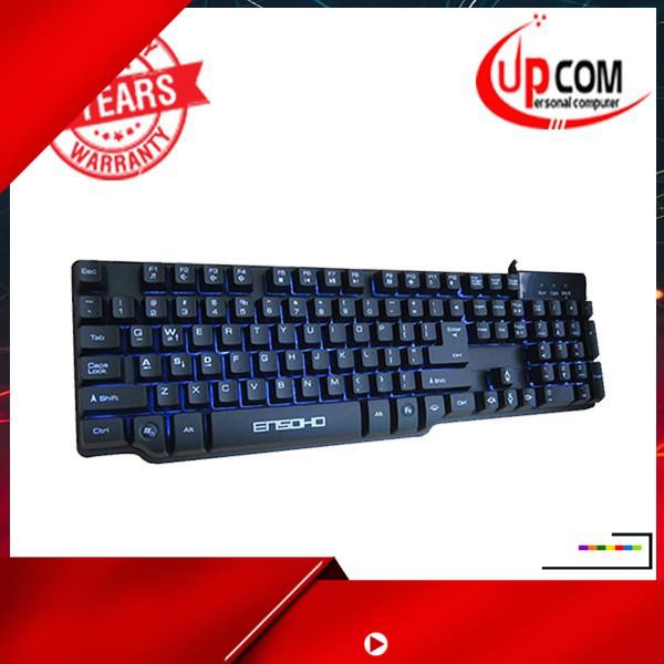 Bàn phím giả cơ có dây ENSOHO E-GL121K led 3 màu