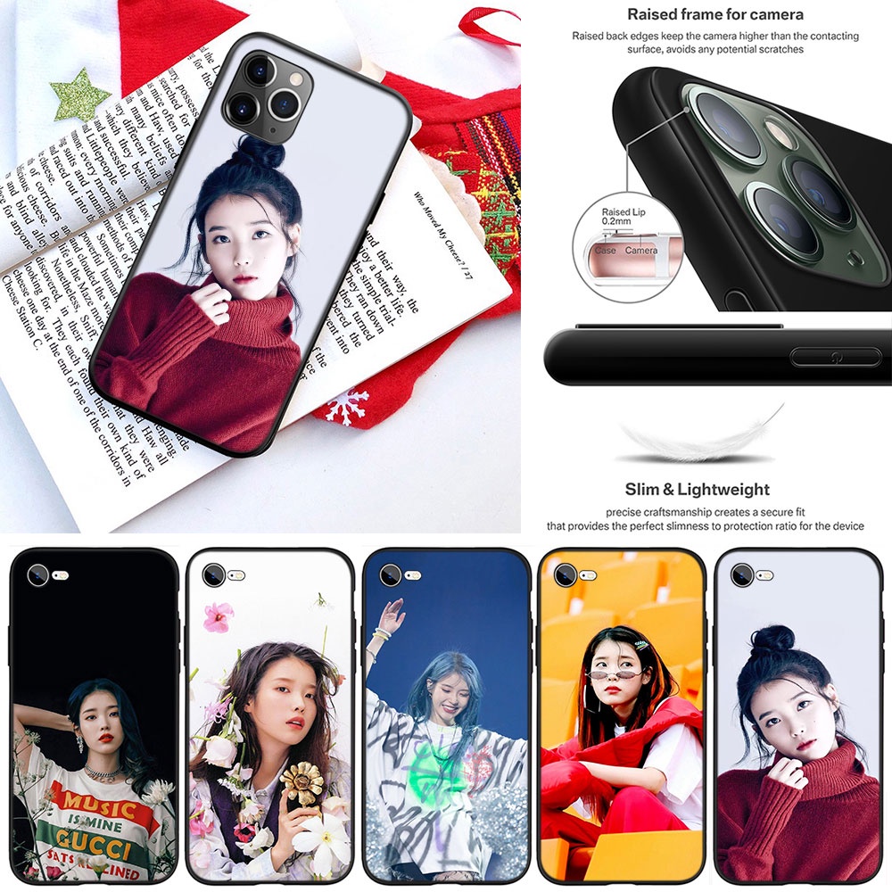 Ốp Mềm FL53 IU Cho iPhone 5 5S 6 6S 7 8 11 Pro Max Plus SE XR