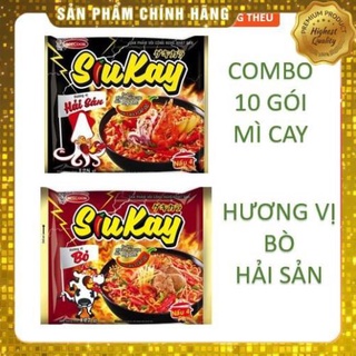 Mì SiuKay Acecook 3vị (Hải Sản ,Bò ,Gà cay Phô Mai)