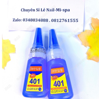 Keo 401 gắn móng siêu chắc 20g
