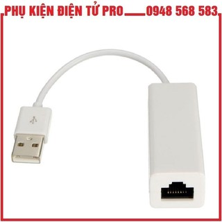 Bộ Chuyển Đổi Usb Ra Lan Rj45 (Trắng) Usb 2.0 To Fast Ethernet