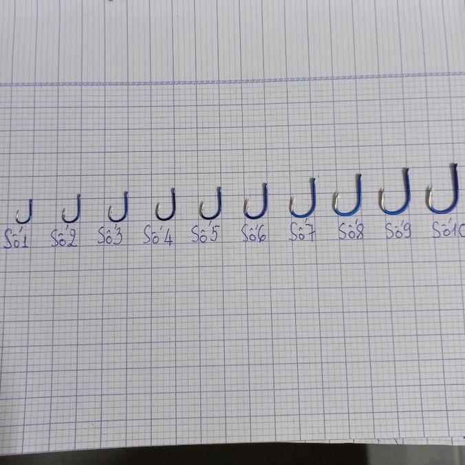 Lưỡi câu BKK siêu rẻ, lưỡi câu cá , lưỡi câu có nghạnh, giá bán /20 lưỡi