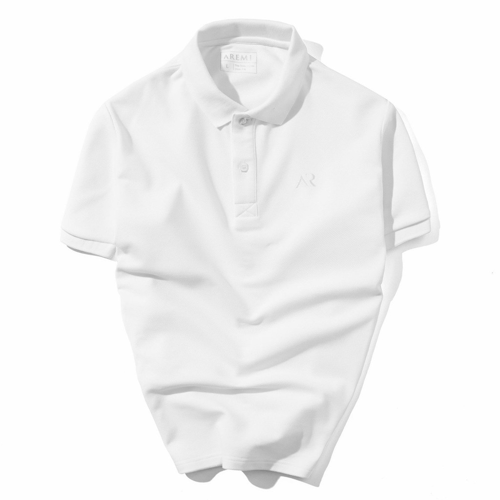 áo thun polo nam trắng cổ trụ cao cấp, thiết kế tối giản nhưng vô cùng tinh tế và sang trọng AREMI 2021 | BigBuy360 - bigbuy360.vn