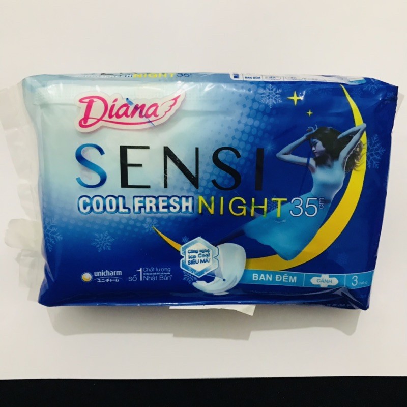Băng vệ sinh Diana Sensi 35cm Coolfresh night