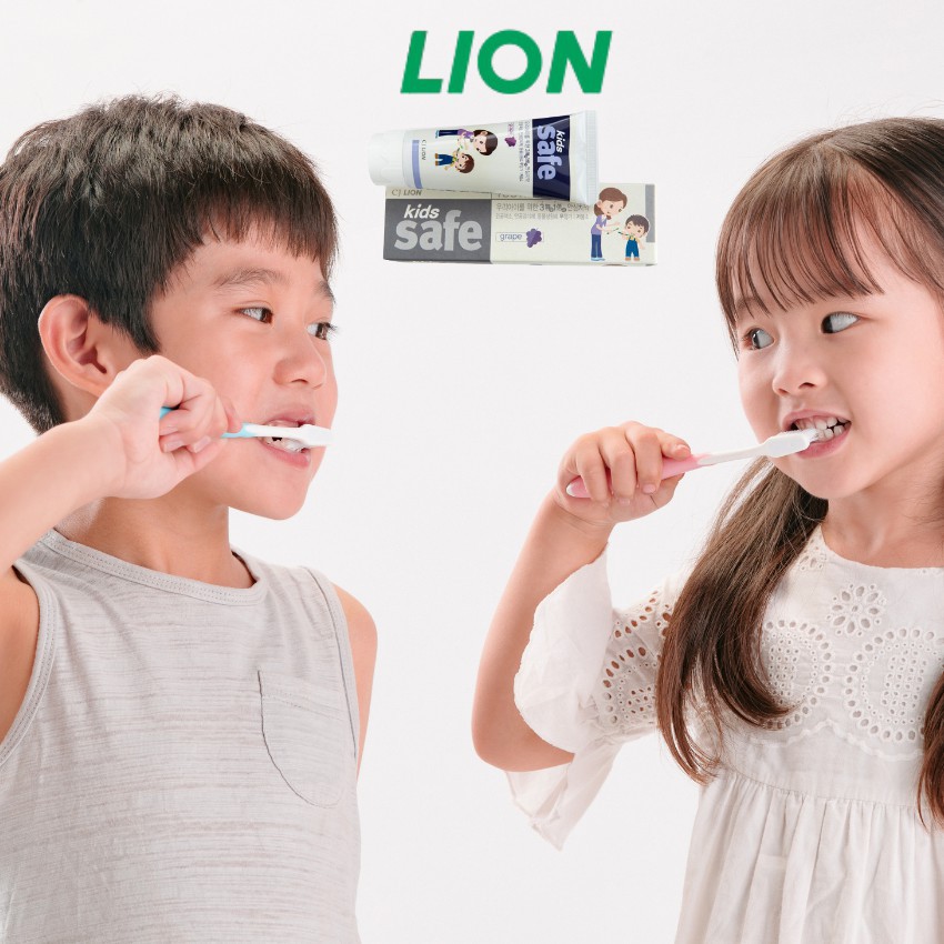 [CHÍNH HÃNG] Kem Đánh Răng Trẻ Em KIDS SAFE Hàn Quốc 90g | Kem Nuốt Được | 1 tuổi đến 6 tuổi