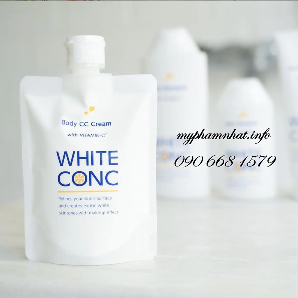 Sữa dưỡng thể trắng da White Conc Body CC Cream With Vitamin-C