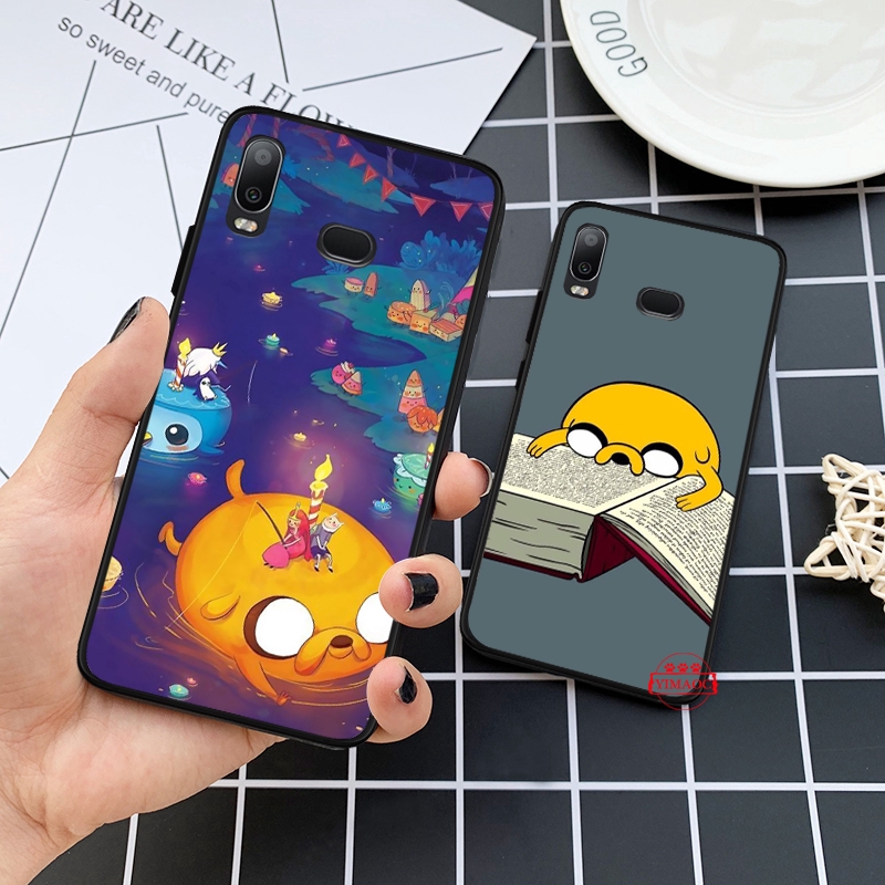 Ốp điện thoại mềm hình hoạt hình Adventure Time 7C cho Samsung A10 A20 A30 A40 A50 A60 A70 A51 A71 A81 A91