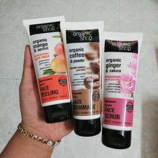 Tẩy tế bào chết mặt organic shop
