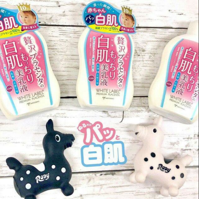 Sữa Dưỡng Trắng Da Cấp Tốc Từ Nhau Thai Dành Cho Da Mặt Và Body WHITE LABEL PREMIUM PLACENTA MILK