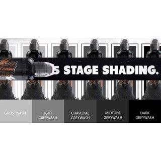 Mực xăm Five Stage Shading set 6 chai