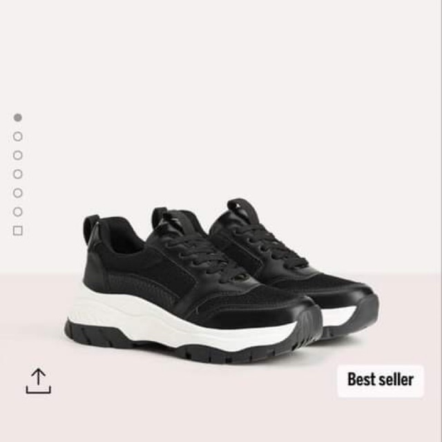 Giày bsk đen sz 36