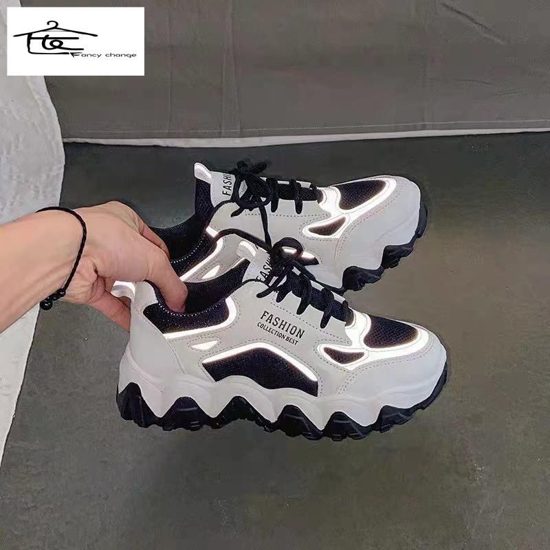 Giày Thể Thao Đế Dày Tăng Chiều Cao Thời Trang Năng Động