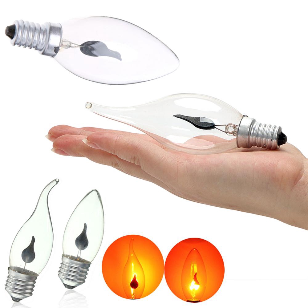 Bóng đèn led e14 / e27 hình ngọn lửa trang trí tiệc