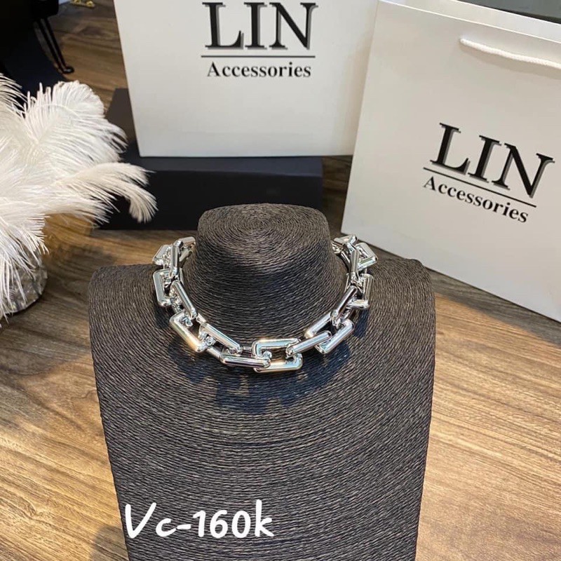 VÒNG CỔ CHOKER XÍCH VUÔNG