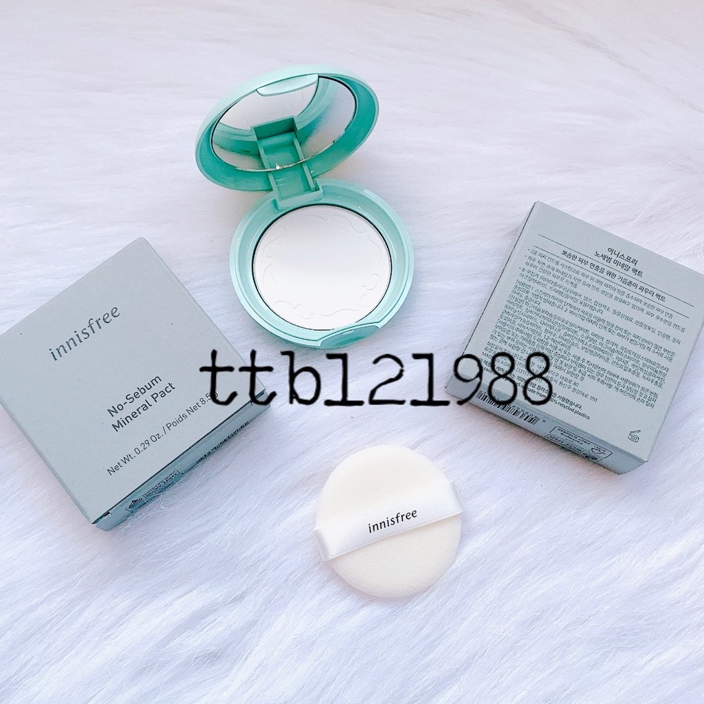 Phấn Phủ  No Sebum Mineral Innisfree Đủ Dòng