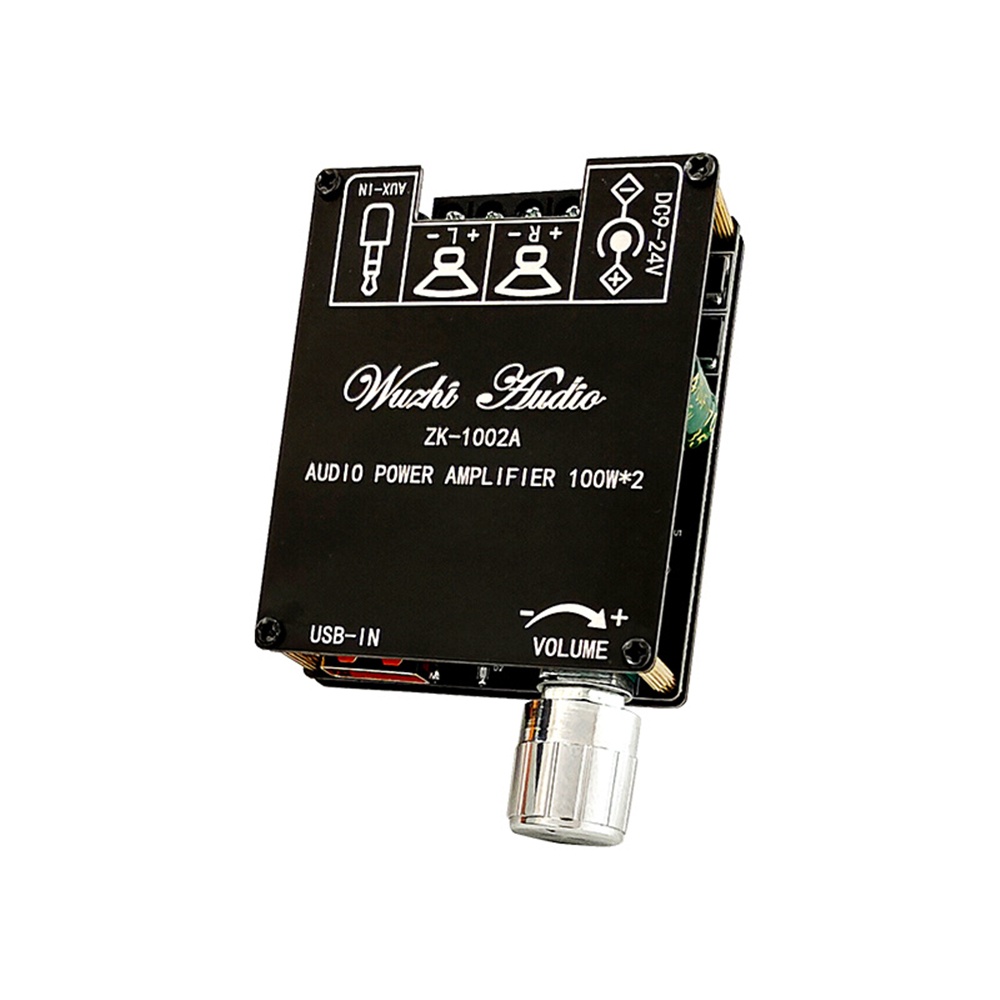 Mô đun khuếch đại âm thanh kỹ thuật số pcbfun ZK-502A/ ZK-1002A kênh 2.0 50W+50W/ 100W+100W