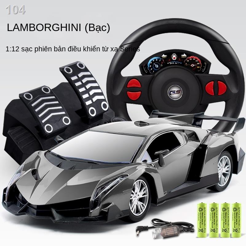 PĐồ chơi ô tô điều khiển từ xa có thể sạc lại vô lăng cảm ứng lực hấp dẫn tốc độ cao đồ chơi trẻ em trôi dạt tốc độ cao