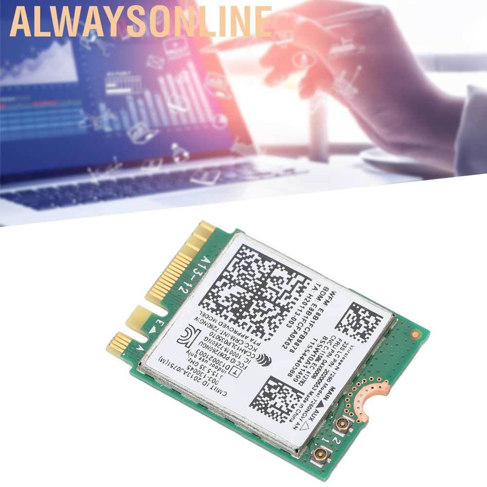 Card Mạng Không Dây 7260ngw An 2.4g/ 5g 300mbps Wifi + Bluetooth 4.0 Ngff M.2 Cho Lenovo Thinkpad X240 / X230S | WebRaoVat - webraovat.net.vn