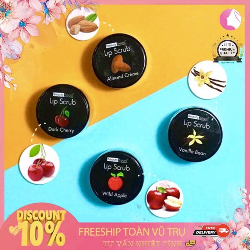 SON TẨY TẾ BÀO CHẾT MÔI BEAUTY TREATS LIP SCRUB 10G