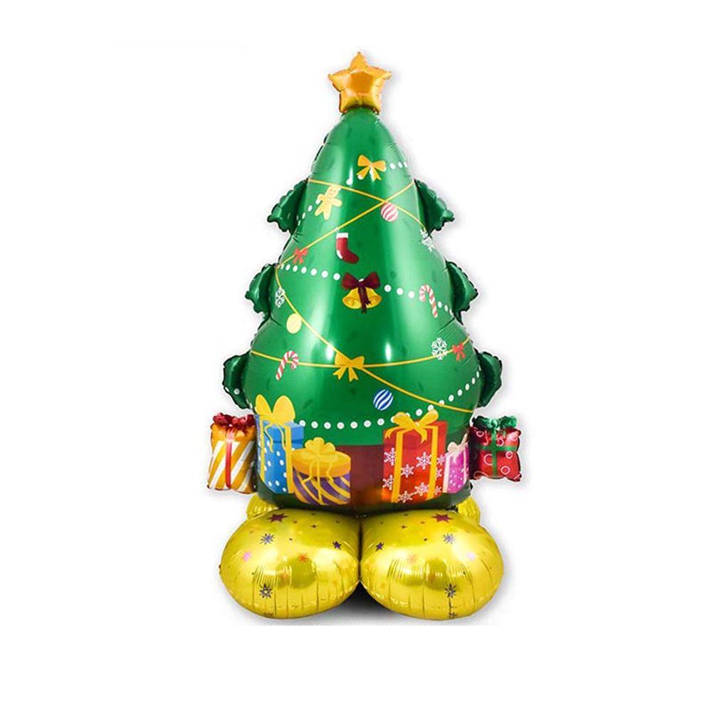 Bóng bay đứng dalton bong bóng khổng lồ 3d bơm hơi phim hoạt hình giấy bạc giáng sinh dòng bóng bay ông già noel