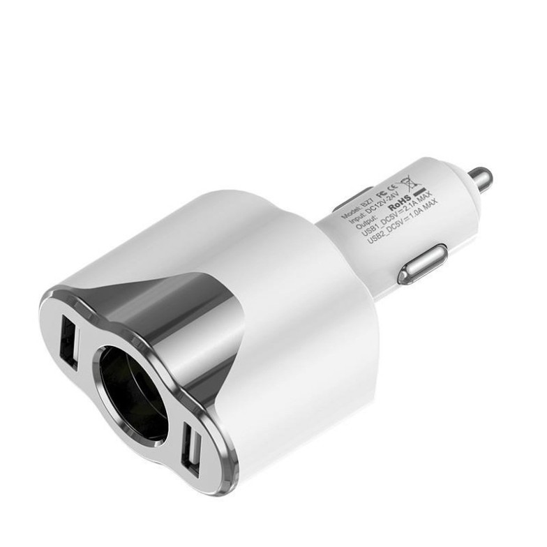 Sạc Xe Hơi BZ7 Cổng Kép - 2 Cổng USB