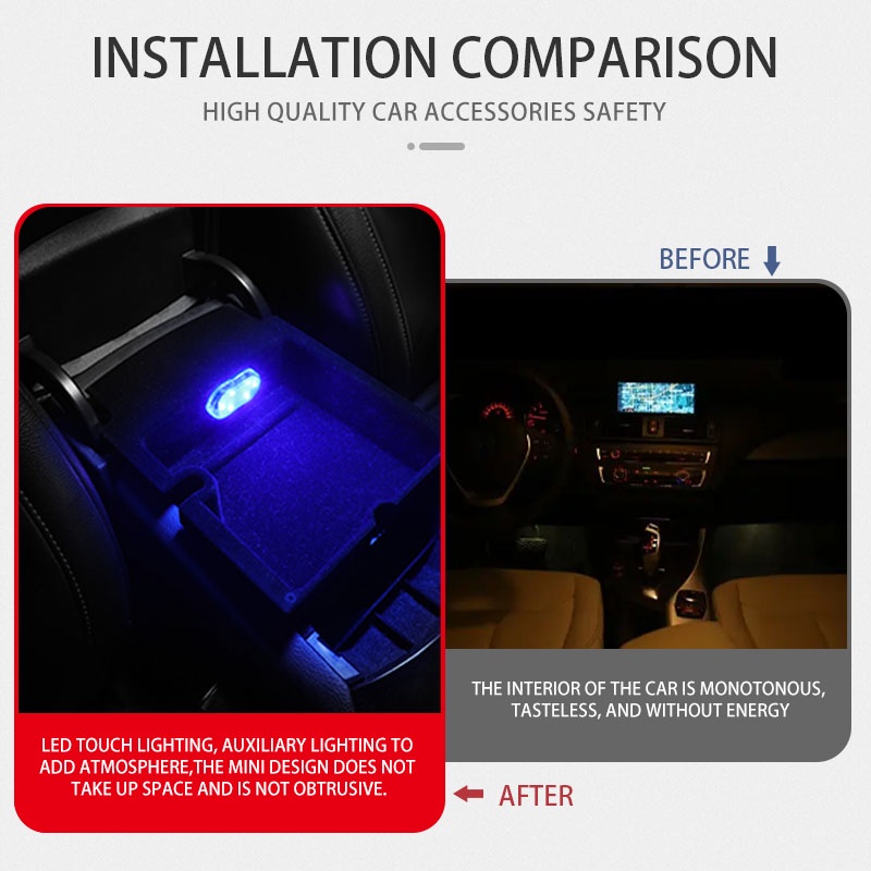 Đèn Led Không Dây Cảm Ứng Siêu Sáng Sạc USB Gắn Trần Xe Hơi đèn xe LED cảm ứng không dây Thông Dụng Đèn Led Không Dây Độ xe hơi có thể tháo rời cảm ứng gắn trần xe hơi trang trí phụ kiện nội thất ô tô