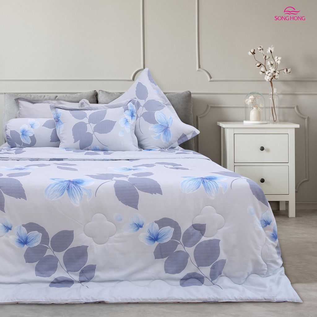 Chăn xuân thu - Vỏ chăn có chần 200cm x 220cm chất liệu Rayon