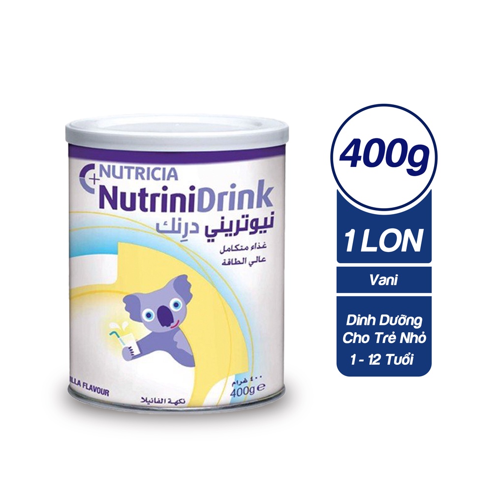 Sữa bột dinh dưỡng NutriniDrink Powder (Lon 400g) [nutridrink, nutri drink]