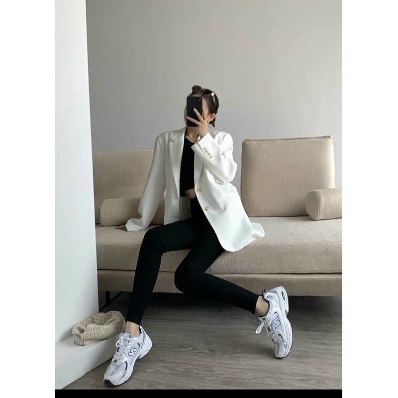 ÁO BLAZER ÁO VEST DÁNG SUÔNG