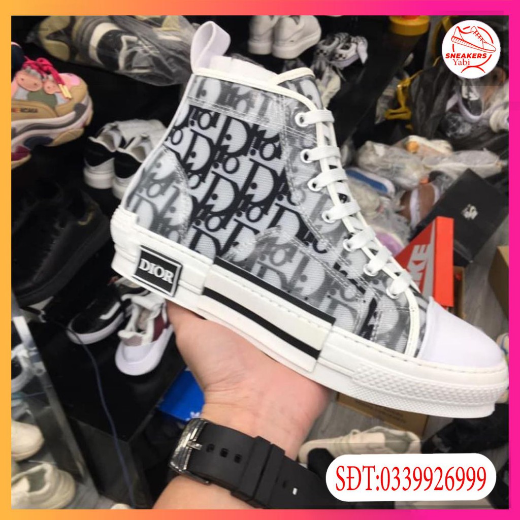 [Video tận cảnh] Giày thể thao dior CỔ Cao full phụ kiên bill box - Yabi store