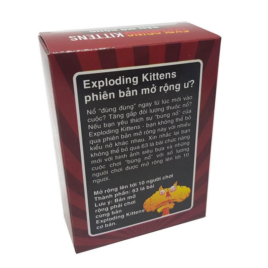 Jabi Toys - Combo Mèo Nổ Exploding Kittens 4 Bản Mở Rộng Việt Hóa