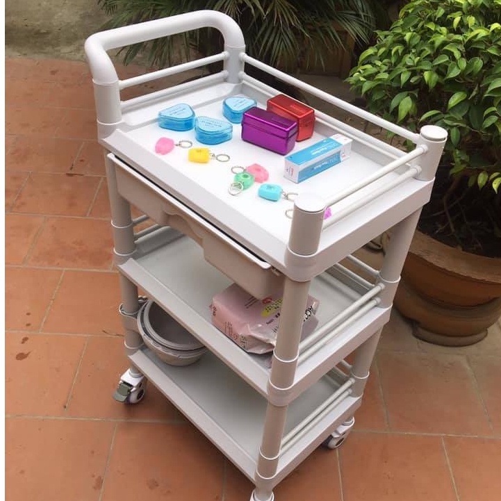 Xe đẩy spa cao cấp-xe đẩy y tế abs