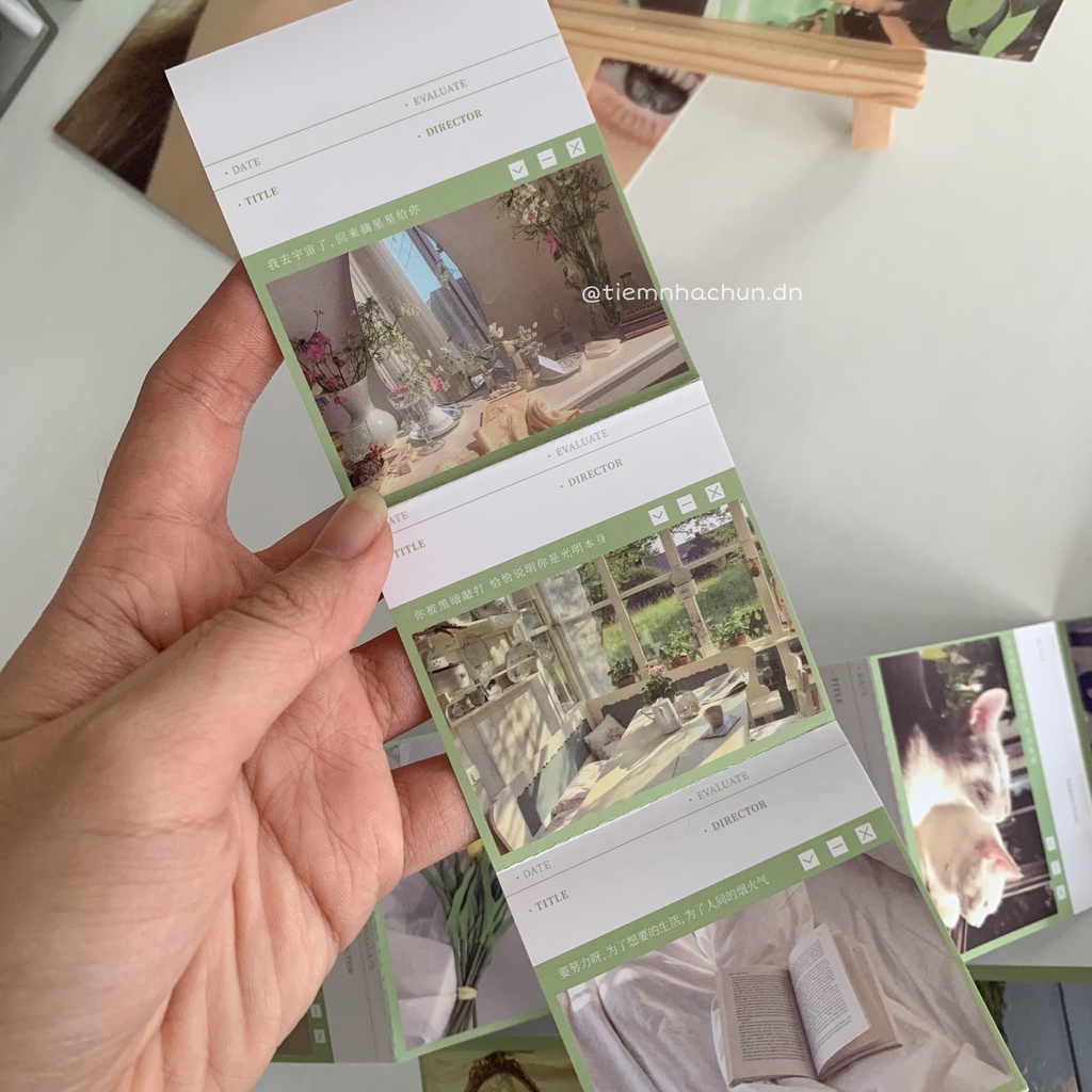 SET 64 STICKER DẠNG ẢNH FILM AESTHETIC (ảnh thật) - sticker decor journal - Tiệm nhà Chun