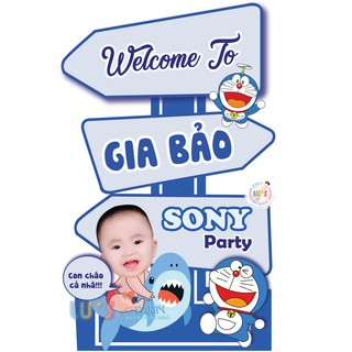 Cây welcome để bàn_Trang trí sinh nhật bé